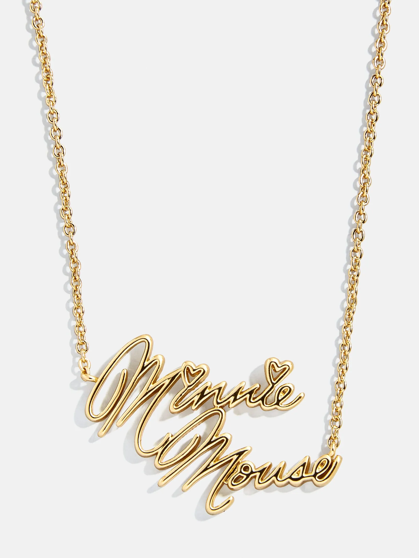 Disney Character Signature Necklace - Minnie Mouse sold by BaubleBar