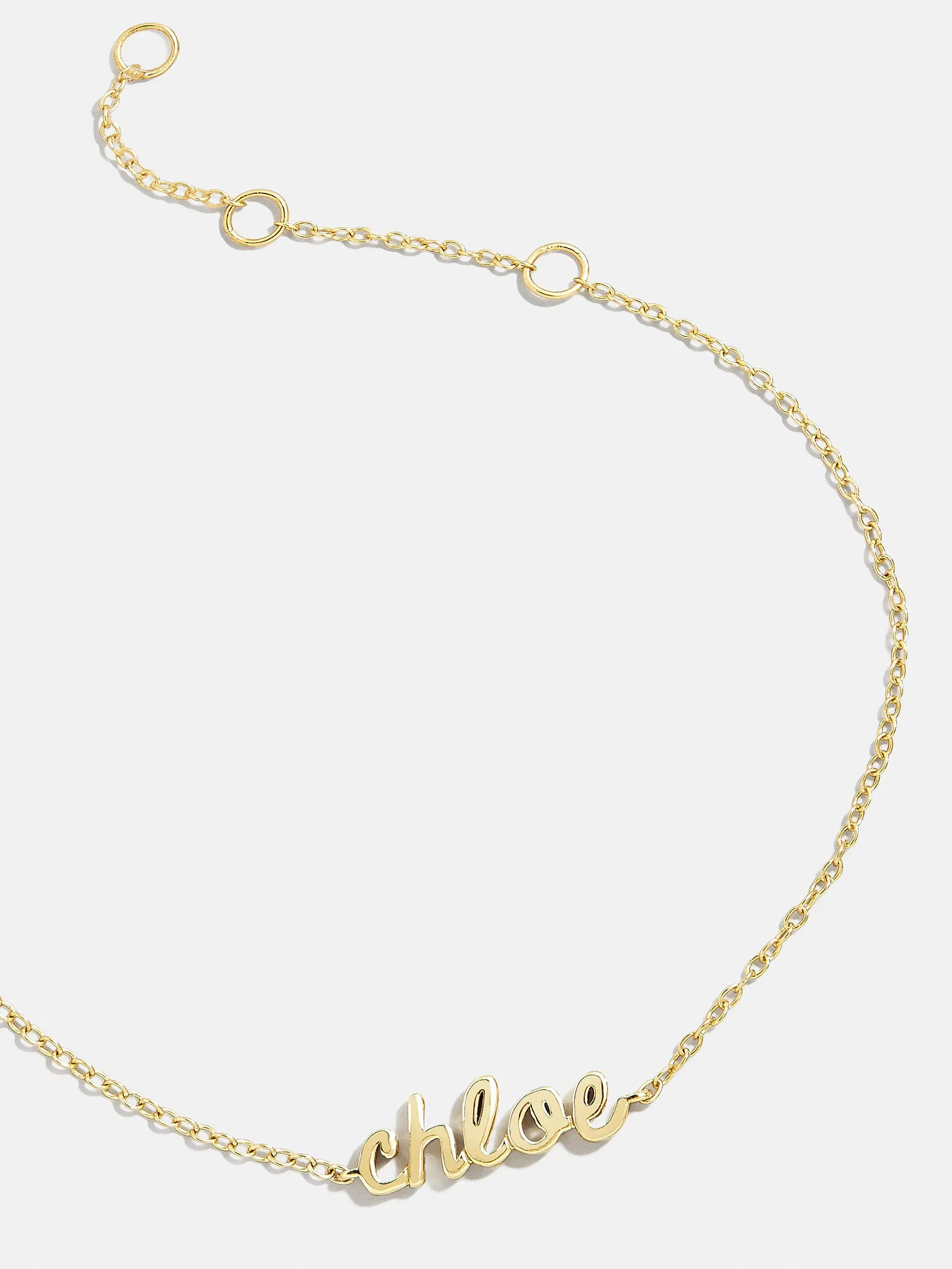18K Gold Custom Nameplate Bracelet - 18K Gold sold by BaubleBar