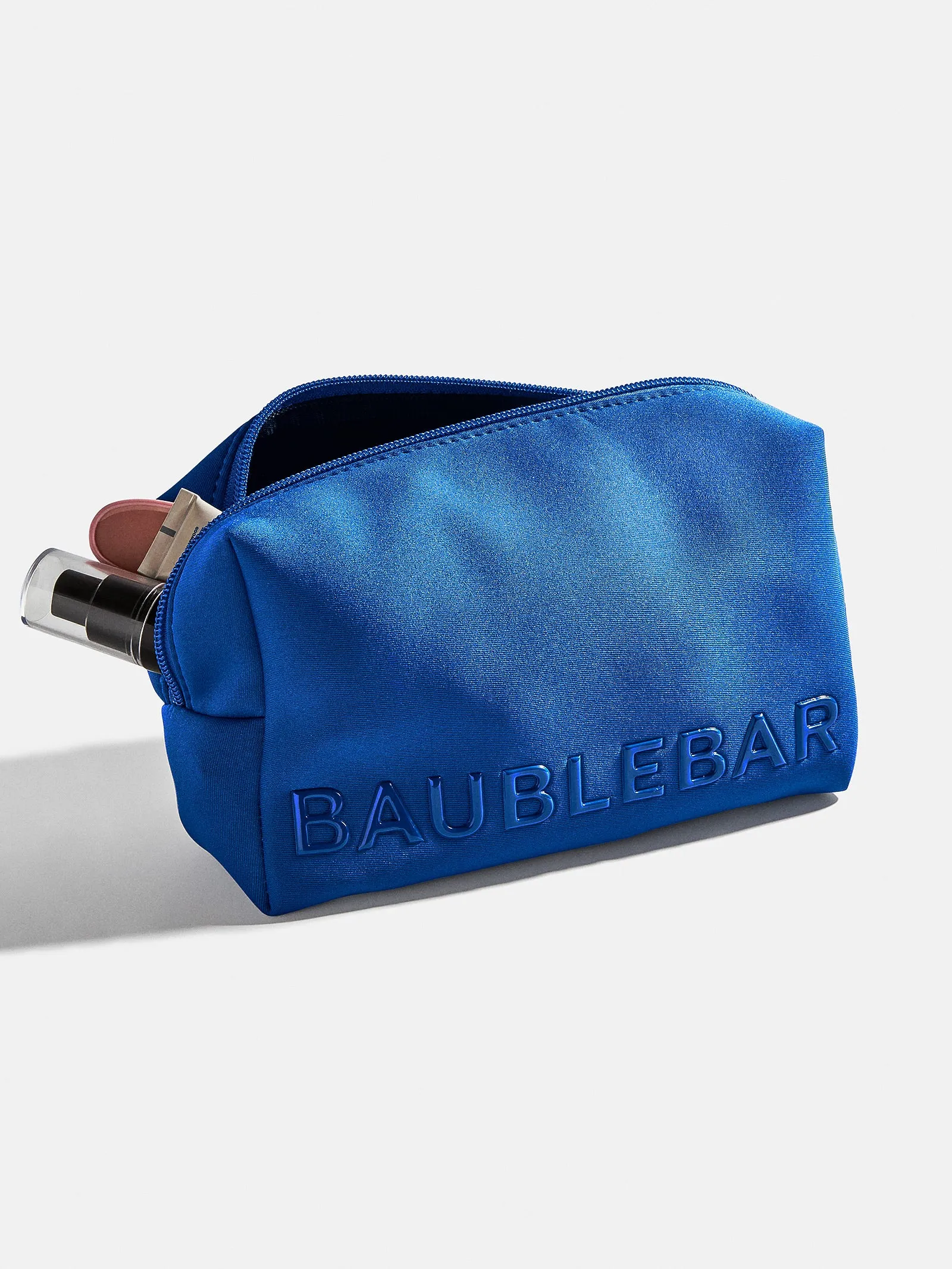 Take It Away Storage Pouch - Cobalt sold by BaubleBar product image thumbnail 3