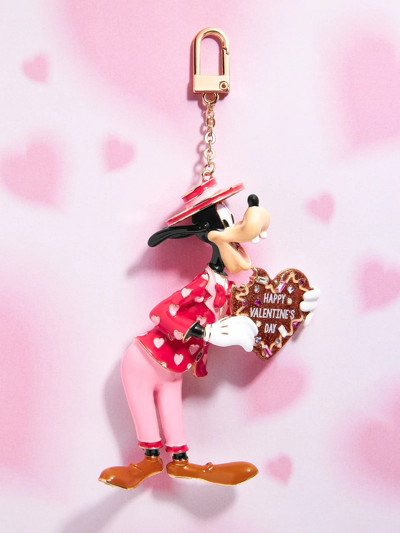 Disney Valentine's Day Bag Charm - Goofy sold by BaubleBar
