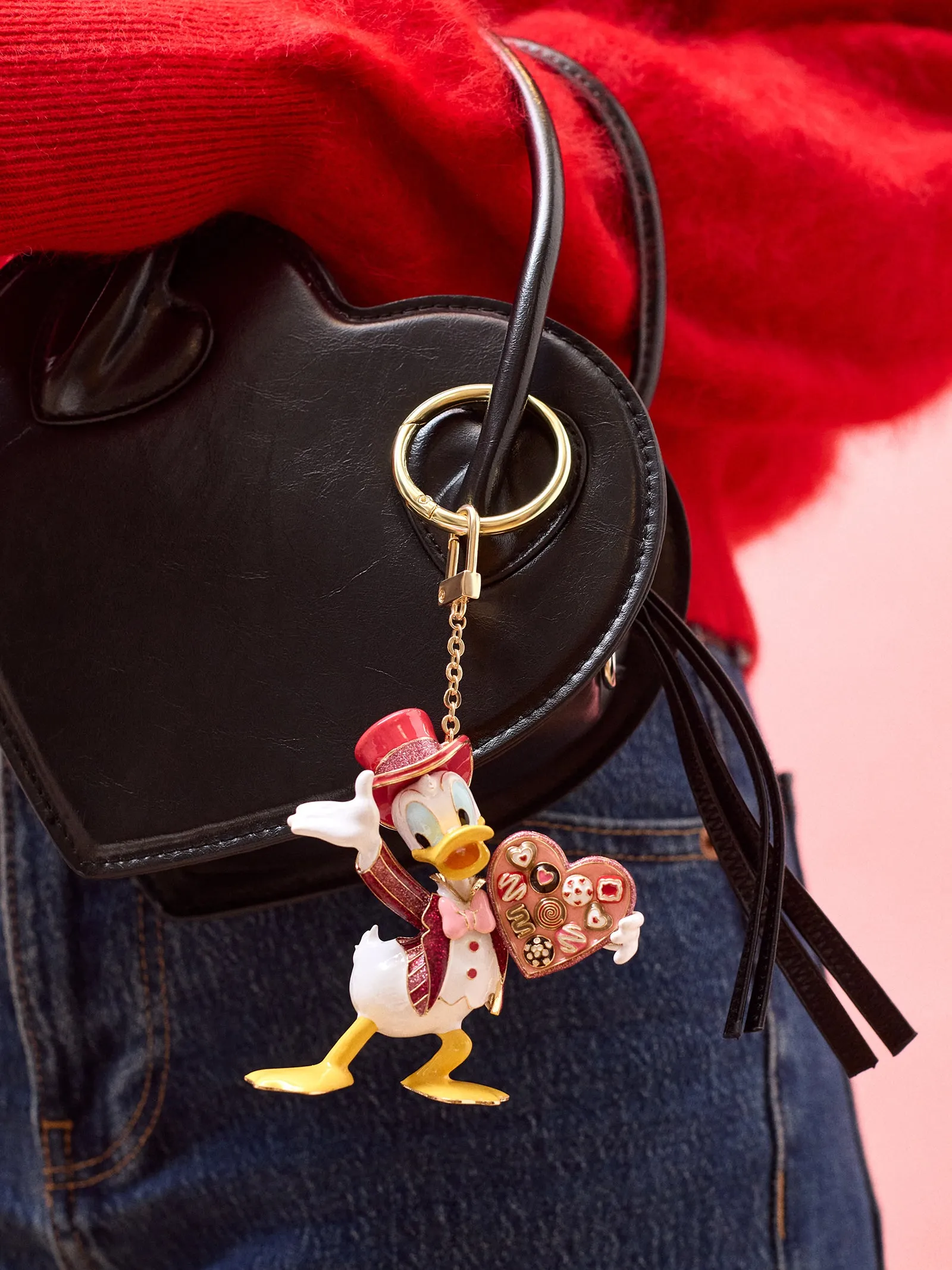 Disney Valentine's Day Bag Charm - Donald Duck sold by BaubleBar product image thumbnail 2