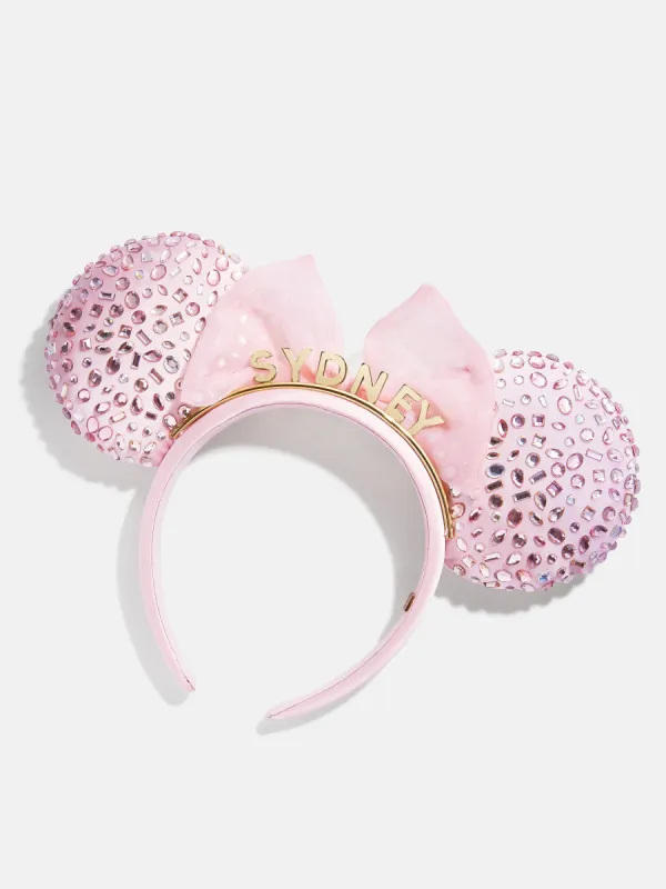 Disney Minnie Mouse Soft Pink Custom Ears Headband - Custom Soft Pink Minnie Mouse Ears sold by BaubleBar