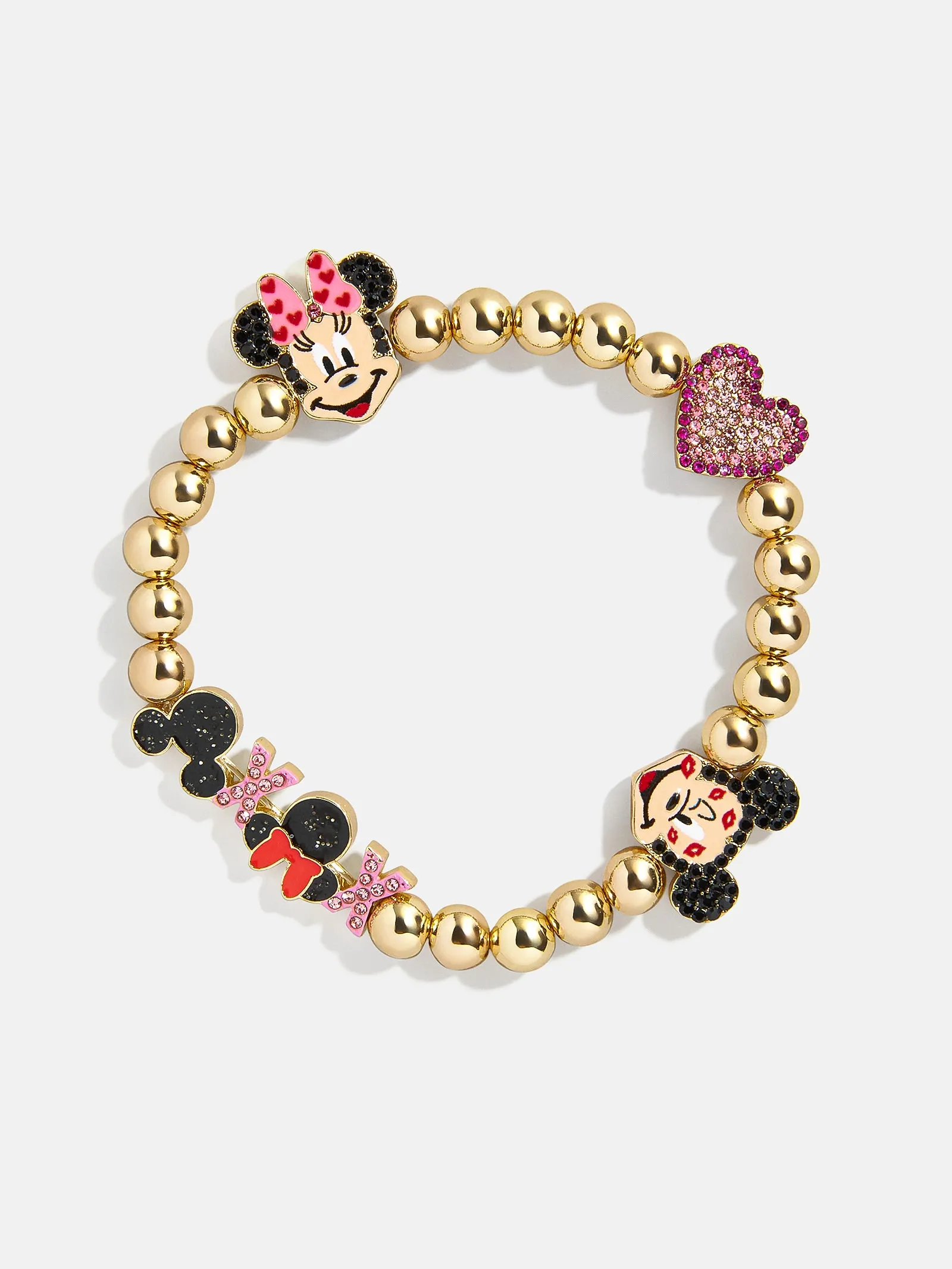 Disney Mickey Mouse & Minnie Mouse Love Pisa Bracelet - Gold sold by BaubleBar product image thumbnail 3
