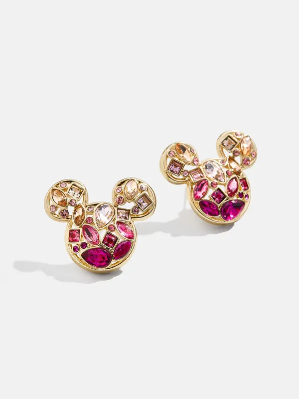 Disney Mickey Mouse Ombre Pave Earring - Pink sold by BaubleBar