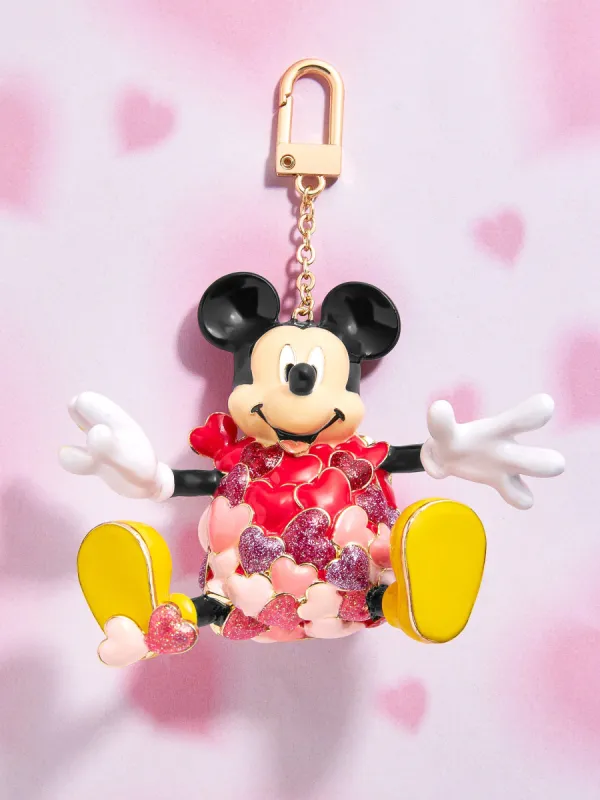 Disney Valentine's Day Bag Charm - Mickey Mouse sold by BaubleBar
