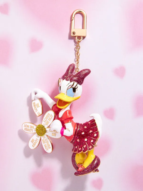 Disney Valentine's Day Bag Charm - Daisy Duck sold by BaubleBar