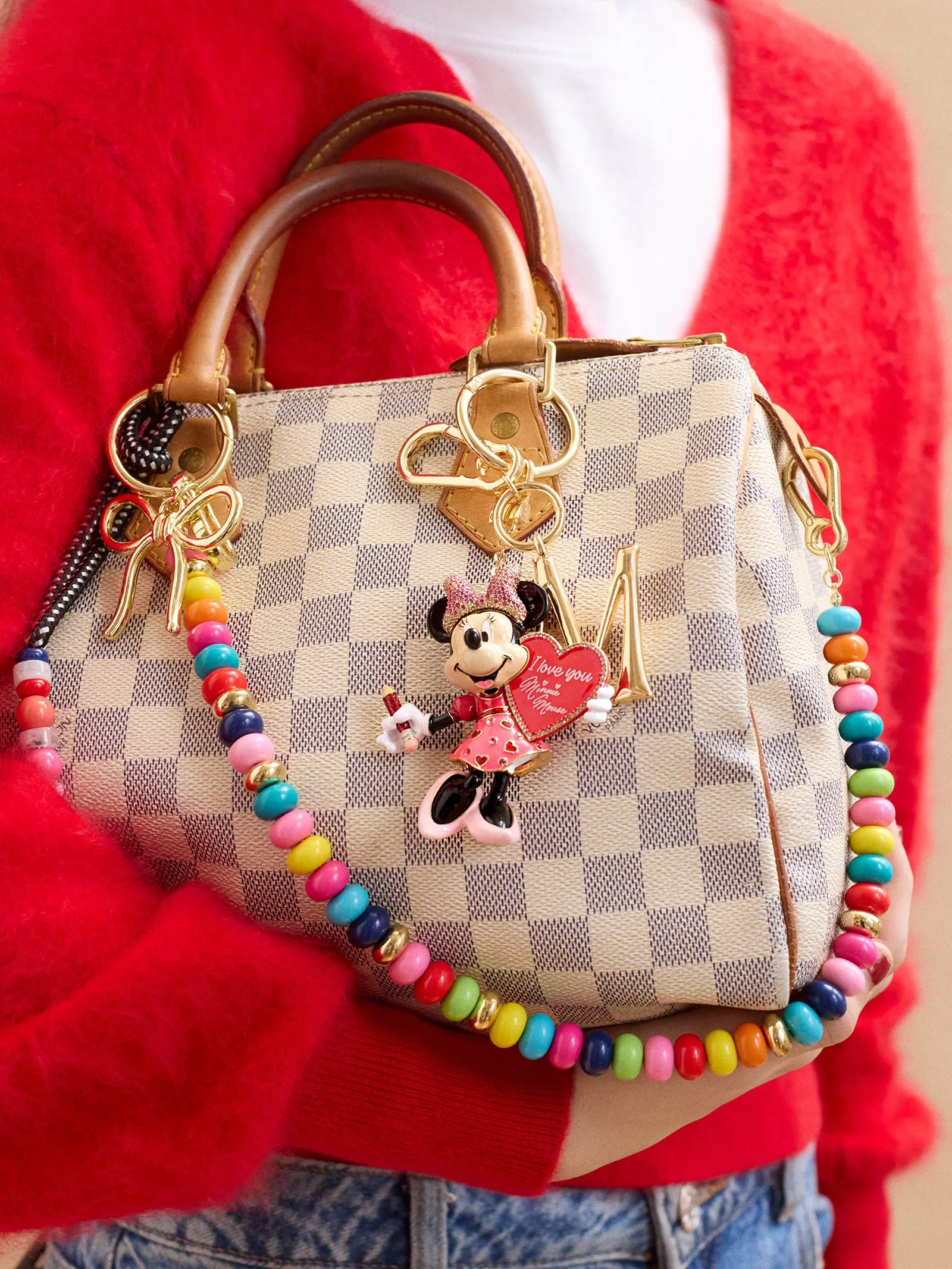 Disney Valentine's Day Bag Charm - Minnie Mouse sold by BaubleBar product image thumbnail 2