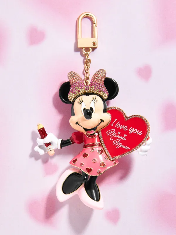 Disney Valentine's Day Bag Charm - Minnie Mouse sold by BaubleBar