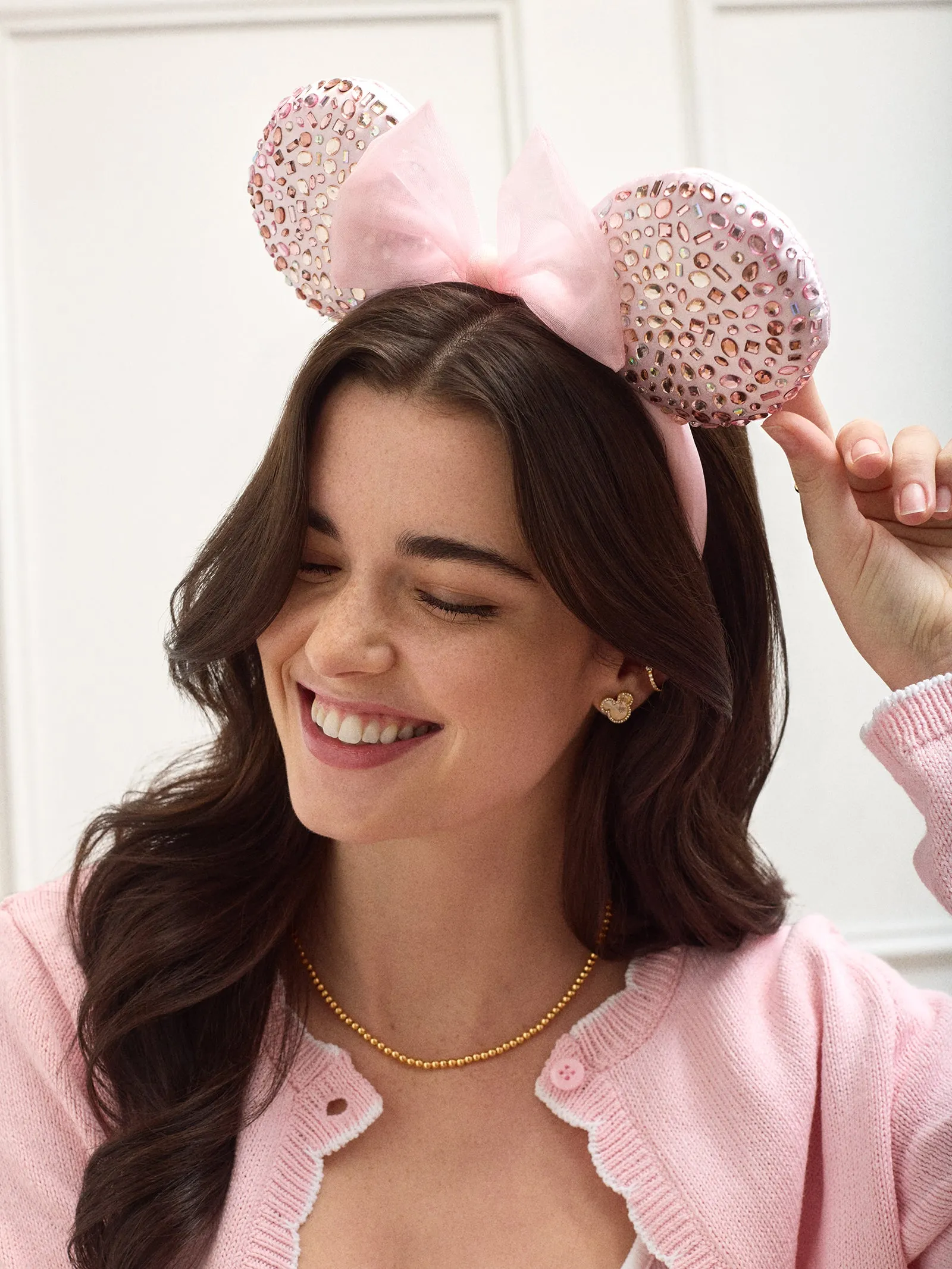 Disney Minnie Mouse Soft Pink Ears Headband - Minnie Mouse Soft Pink Ears sold by BaubleBar product image thumbnail 2