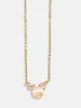 Disney Mickey Mouse Acrylic Custom Necklace - Blonde Marble sold by BaubleBar