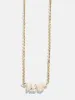 Disney Mickey Mouse Acrylic Custom Nameplate Necklace - Blonde Marble sold by BaubleBar