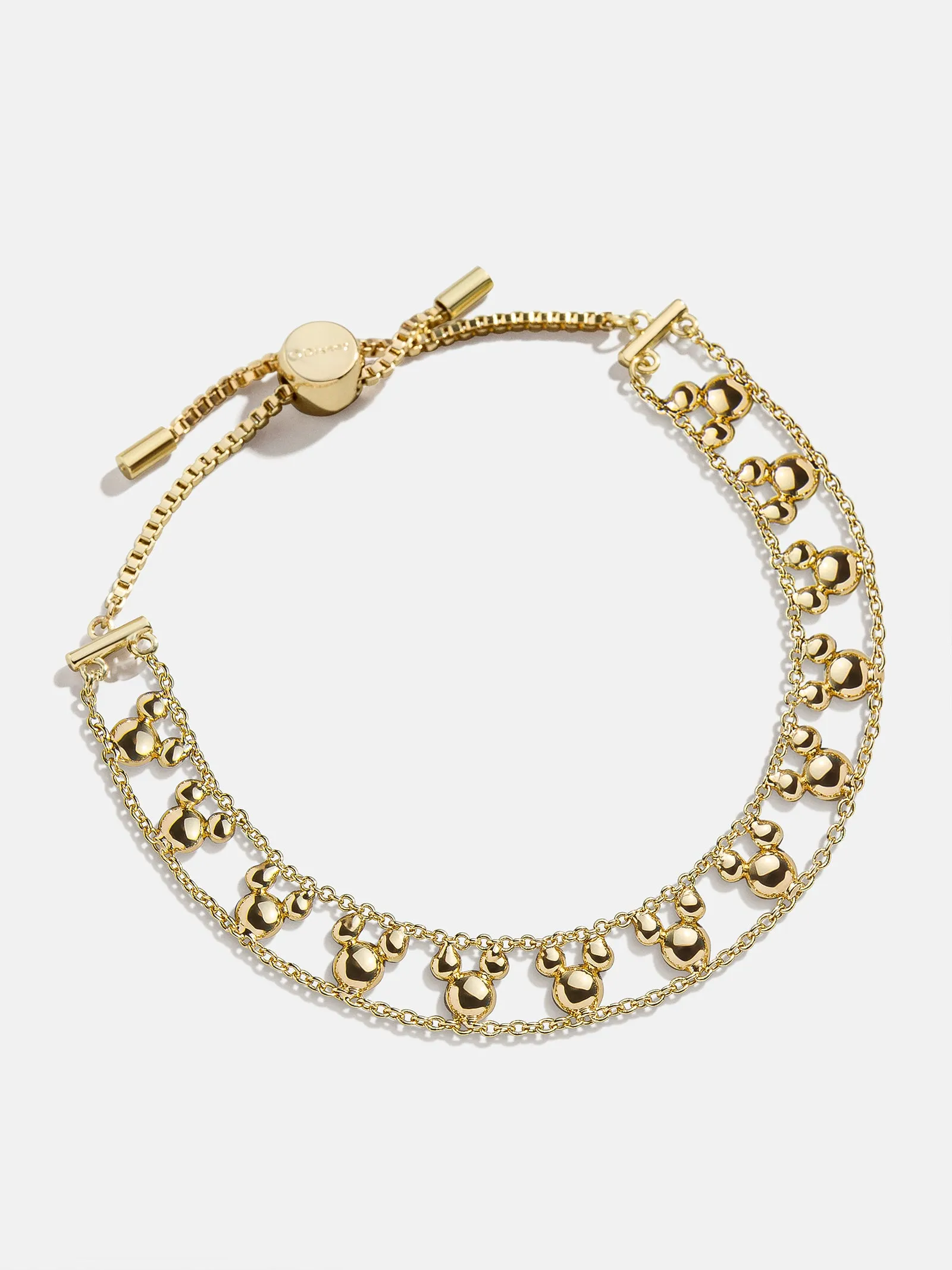 Disney Mickey Mouse Repeating Slider Bracelet - Gold sold by BaubleBar product image thumbnail 3