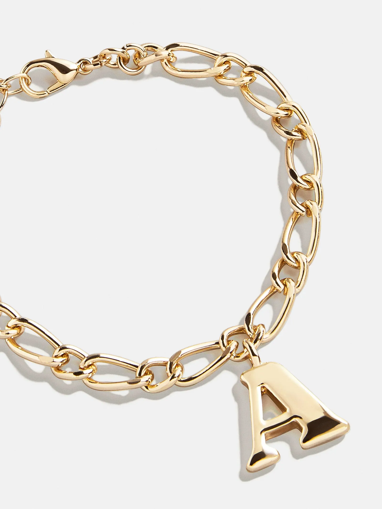 Chunky Charm Initial Bracelet - Gold sold by BaubleBar product image thumbnail 4