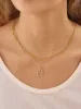 Alicia Initial Necklace - Gold/Pavé sold by BaubleBar