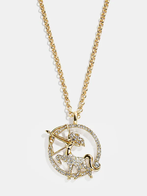 Andrea Zodiac Necklace - Sagittarius sold by BaubleBar