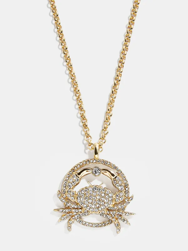 Andrea Zodiac Necklace - Cancer sold by BaubleBar
