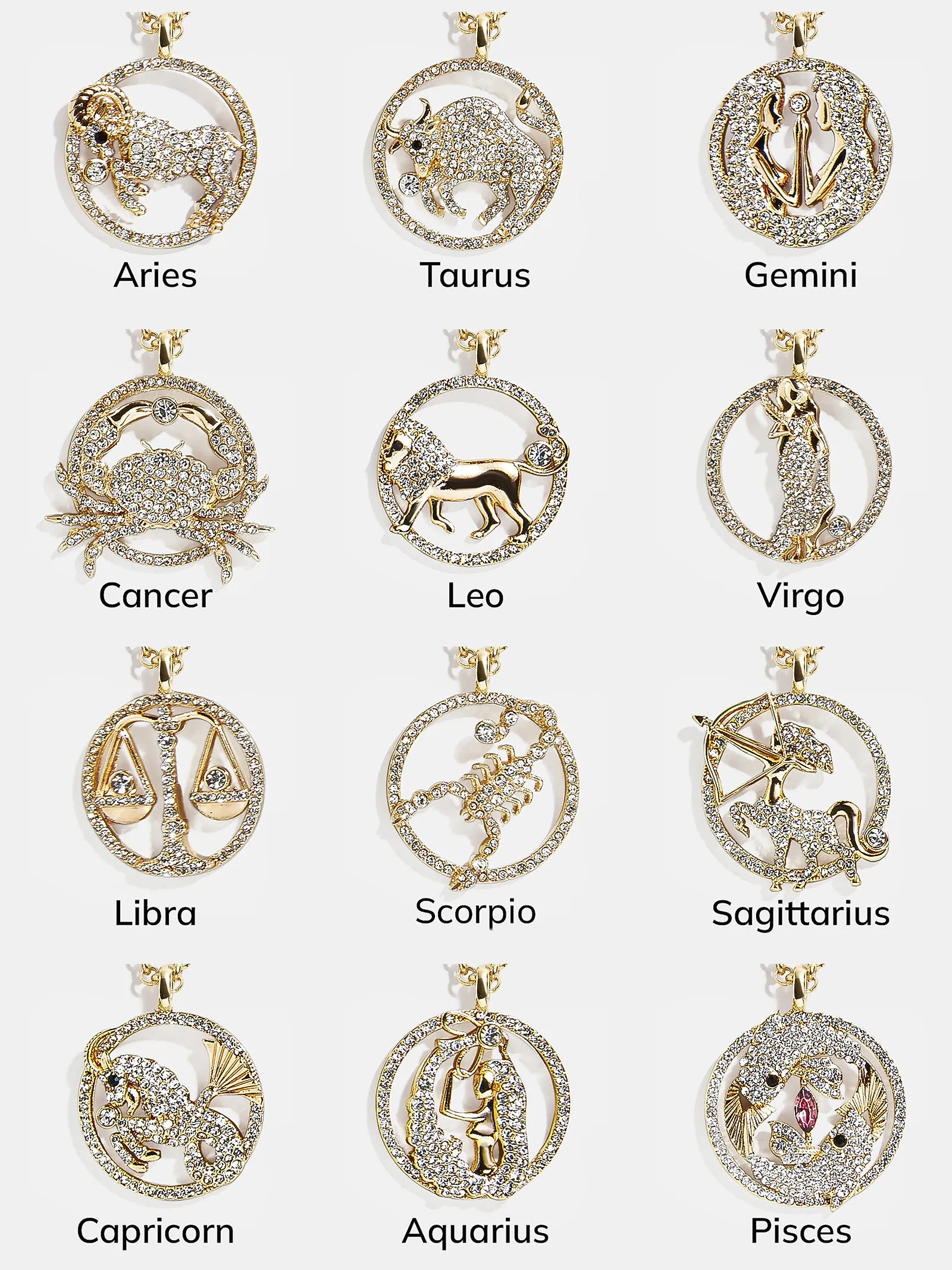 Andrea Zodiac Necklace - Scorpio sold by BaubleBar product image thumbnail 3