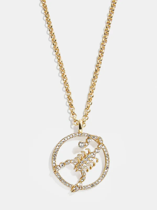 Andrea Zodiac Necklace - Scorpio sold by BaubleBar