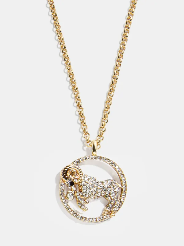Andrea Zodiac Necklace - Aries sold by BaubleBar