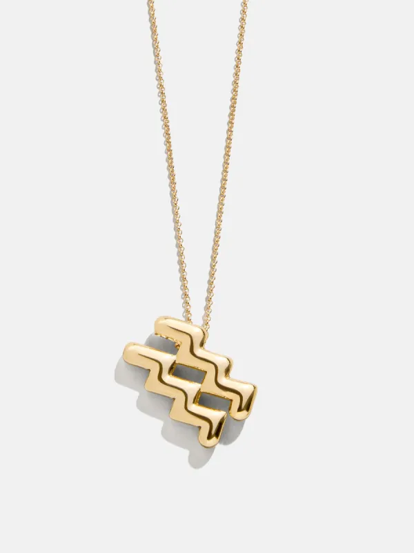 Bubble Zodiac Necklace - Aquarius sold by BaubleBar