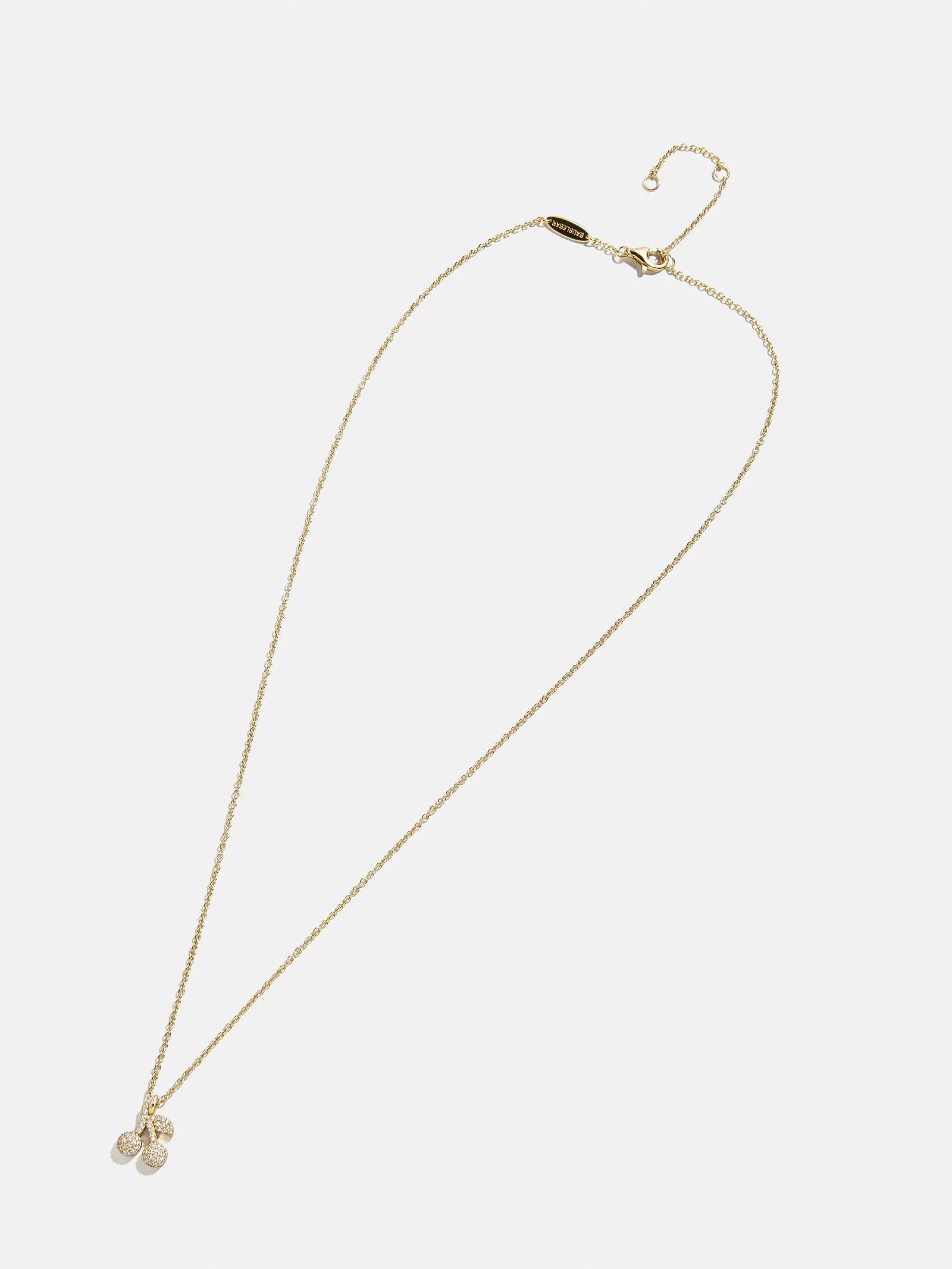 18K Gold Motif Necklace - Cherry sold by BaubleBar product image thumbnail 3