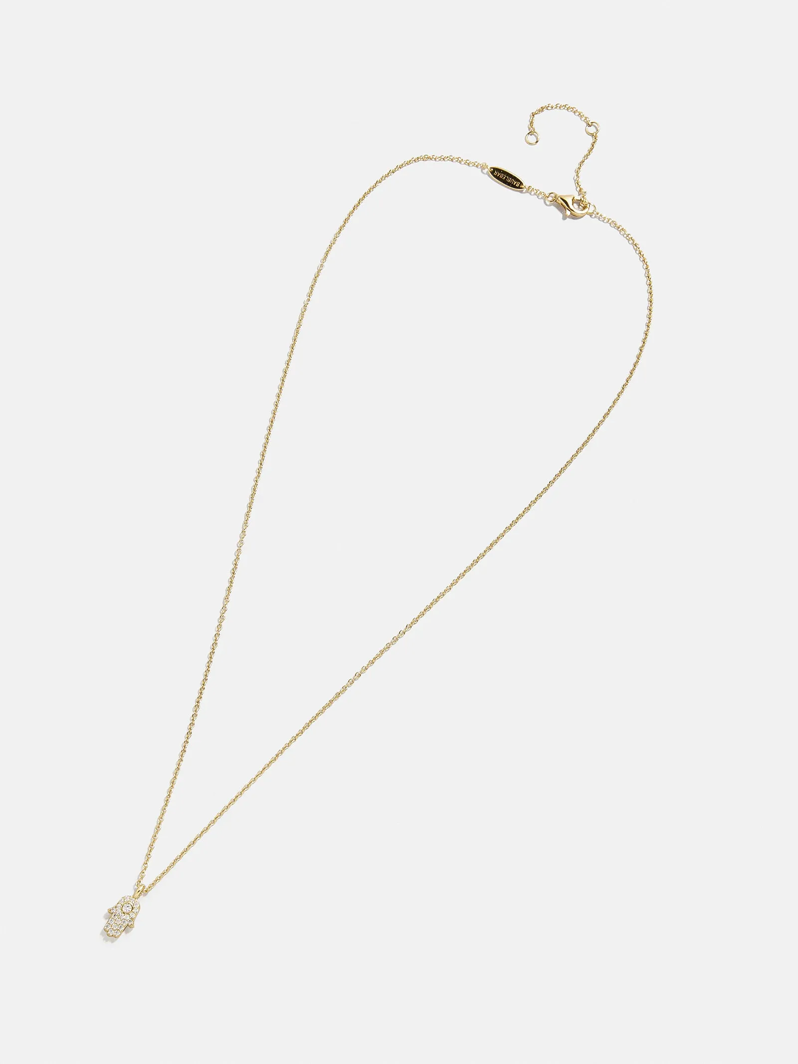 18K Gold Motif Necklace - Hamsa sold by BaubleBar product image thumbnail 3