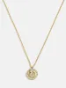 18K Gold Motif Necklace - Smiley Face sold by BaubleBar