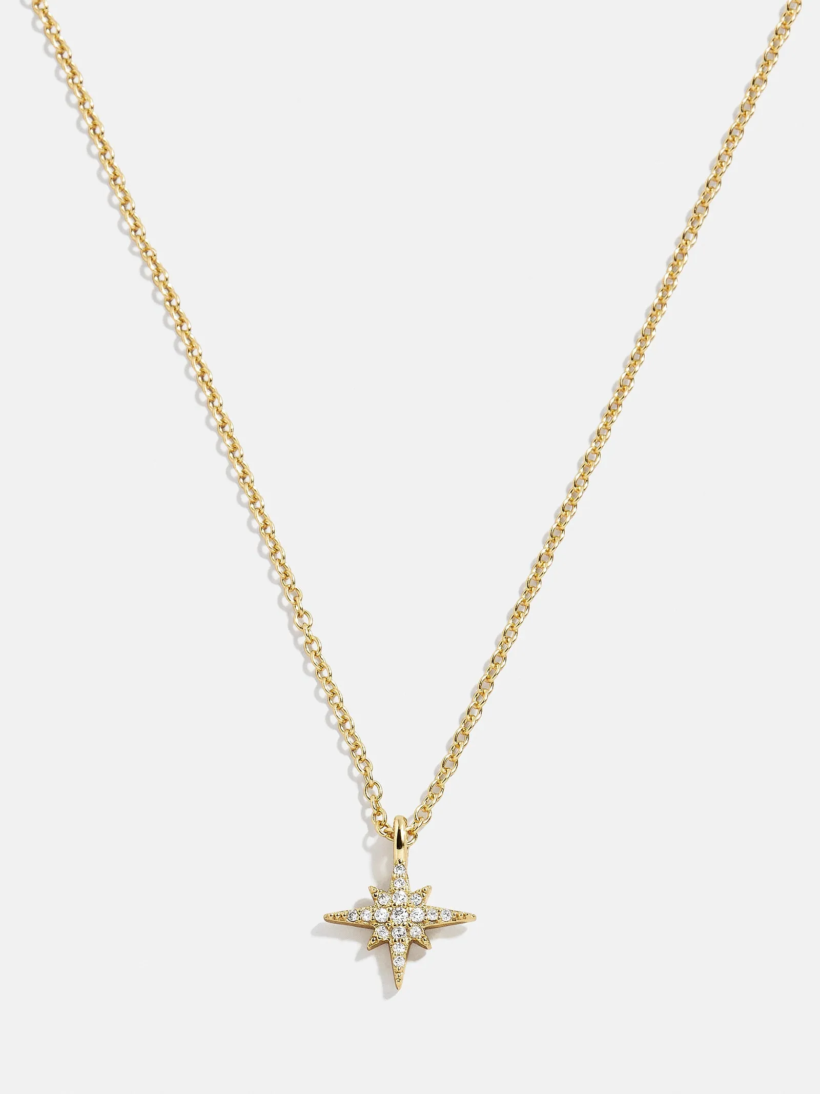 18K Gold Motif Necklace - North Star sold by BaubleBar