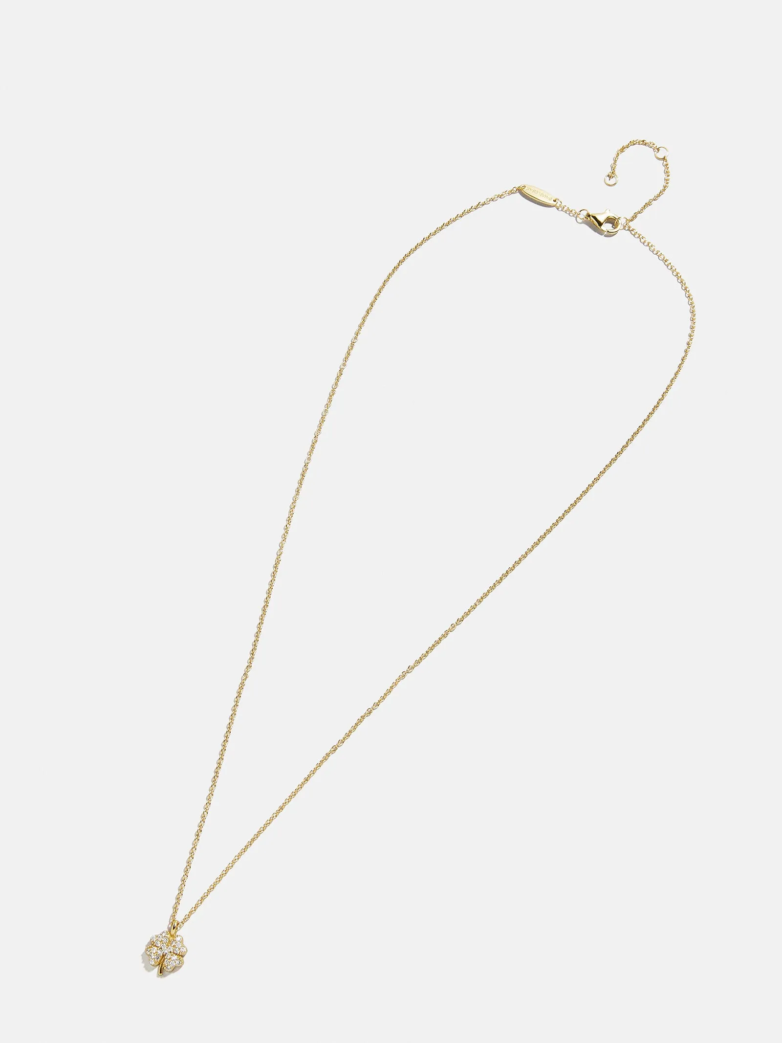 18K Gold Motif Necklace - Clover sold by BaubleBar product image thumbnail 3