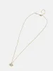 18K Gold Motif Necklace - Evil Eye sold by BaubleBar