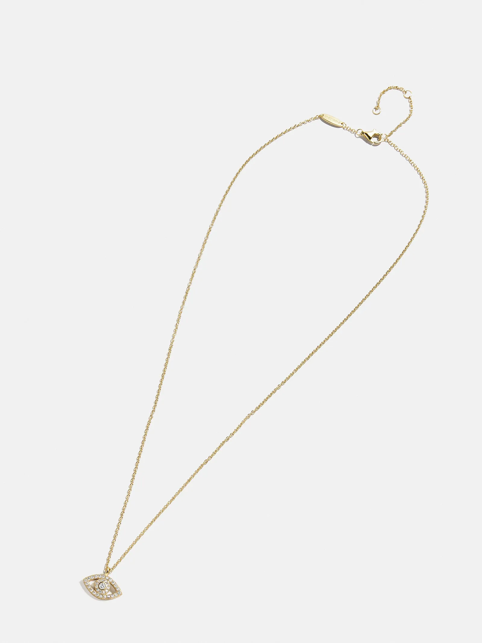 18K Gold Motif Necklace - Evil Eye sold by BaubleBar product image thumbnail 4