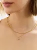 18K Gold Motif Necklace - Evil Eye sold by BaubleBar