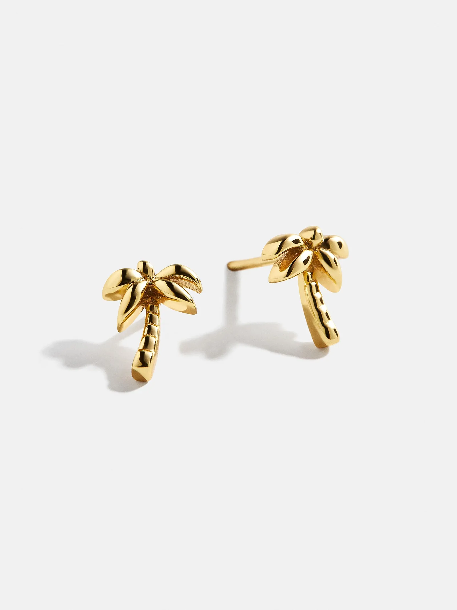 18K Gold Just For Fun Earrings - Palm Tree sold by BaubleBar