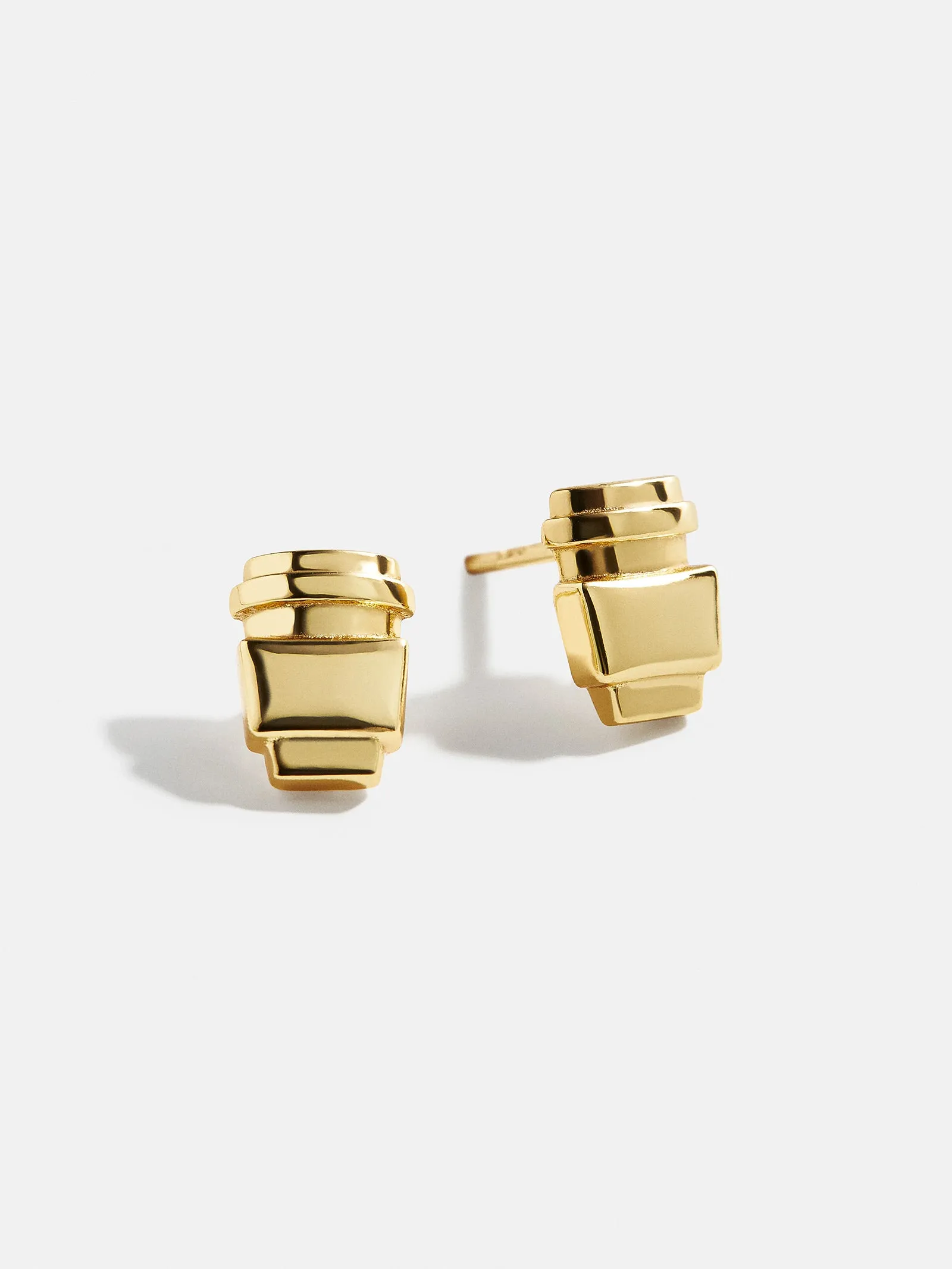 18K Gold Just For Fun Earrings - Coffee sold by BaubleBar