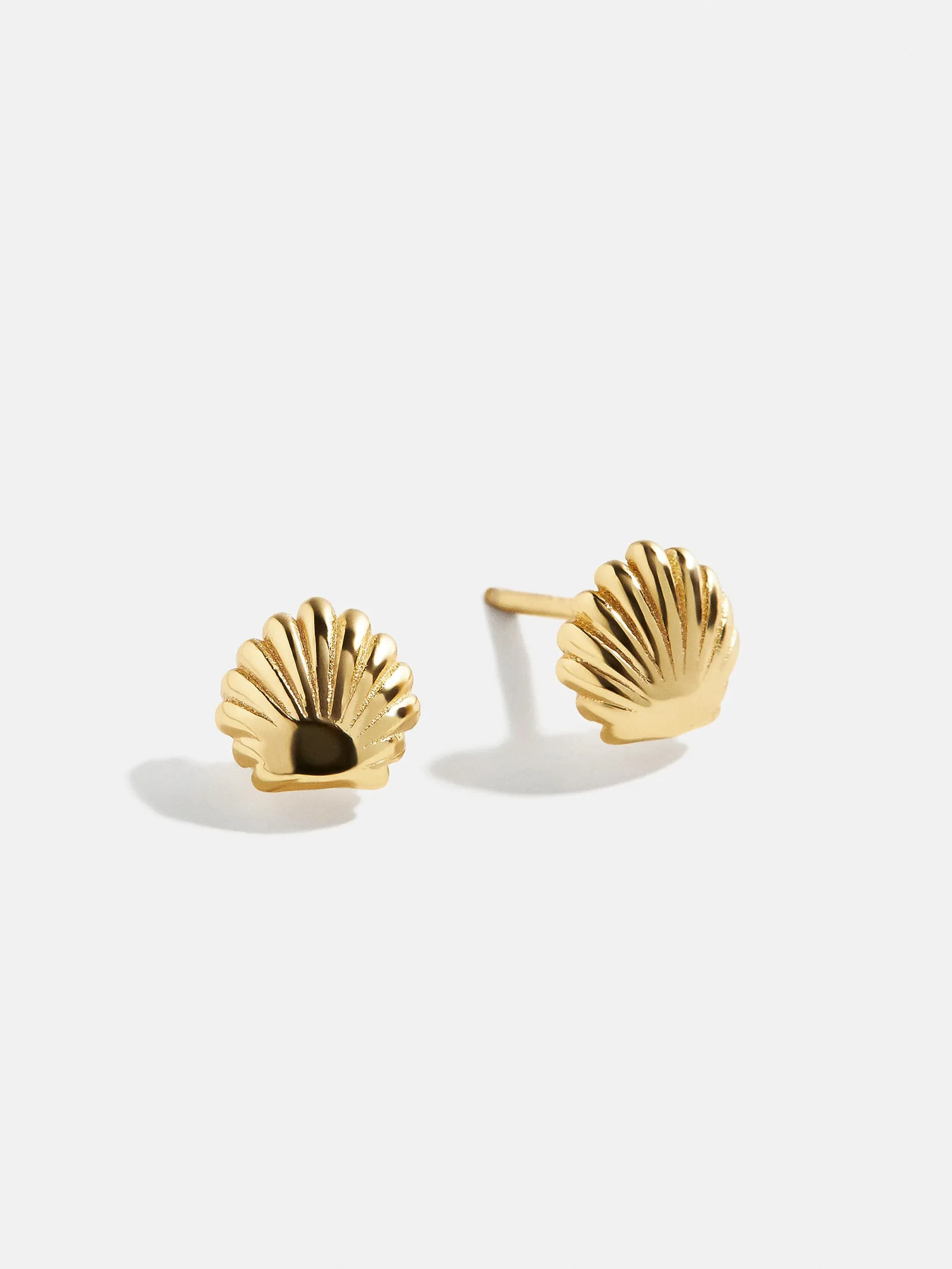 18K Gold Just For Fun Earrings - Seashell sold by BaubleBar
