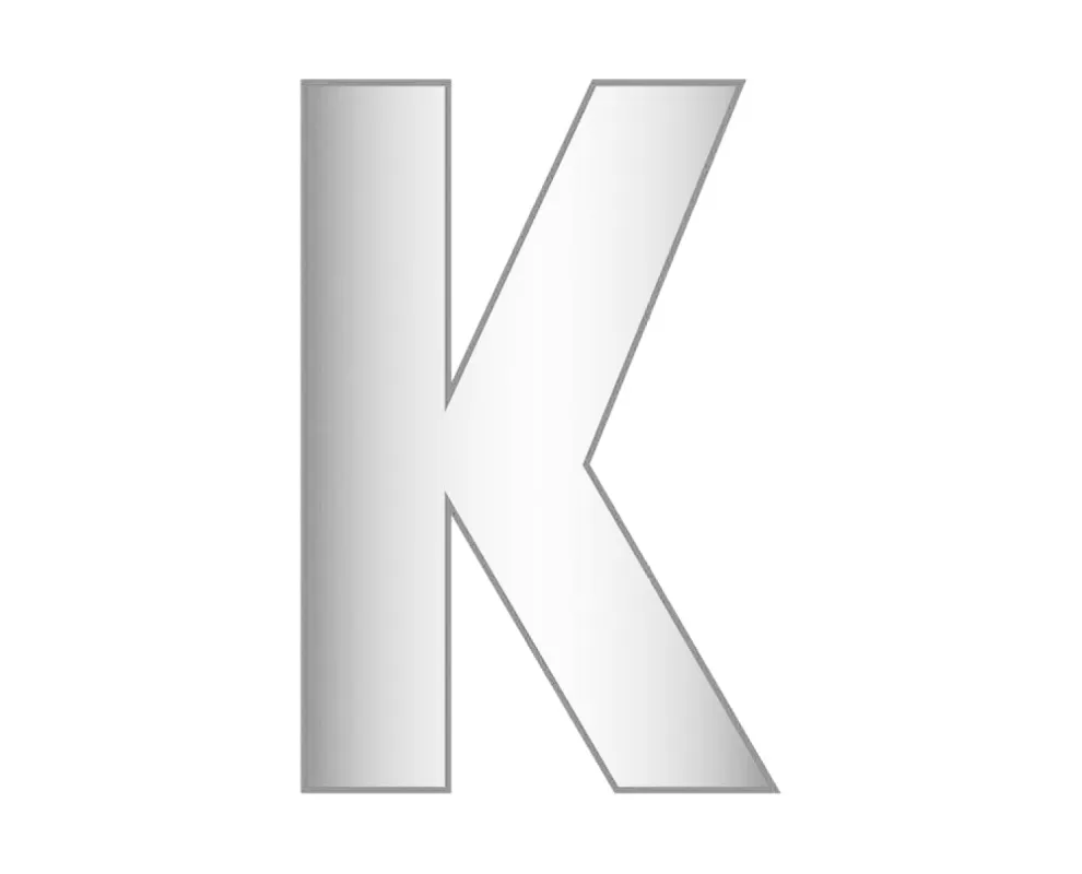 K - Silver sold by BaubleBar