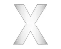 X - Silver sold by BaubleBar