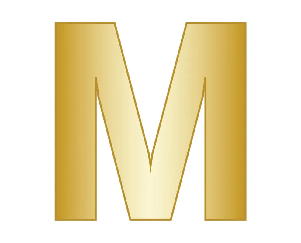 M - Gold sold by BaubleBar