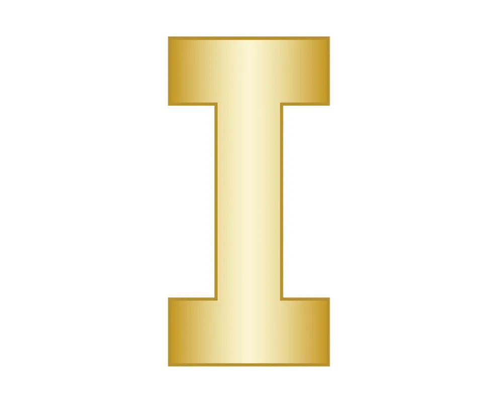 I - Gold sold by BaubleBar