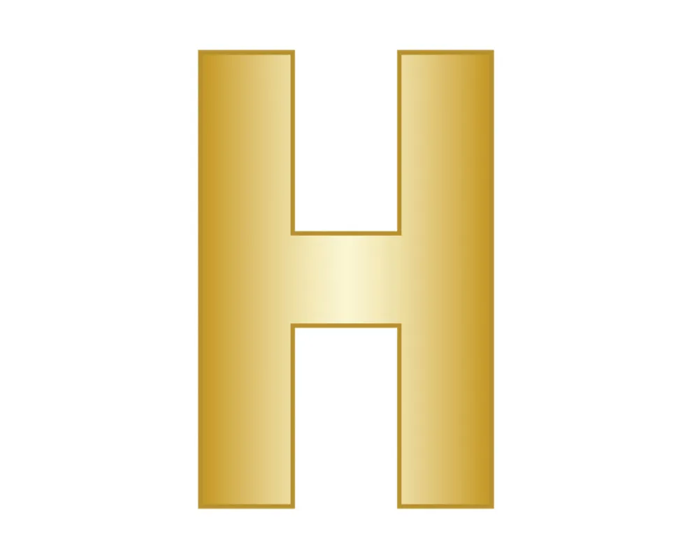 H - Gold sold by BaubleBar