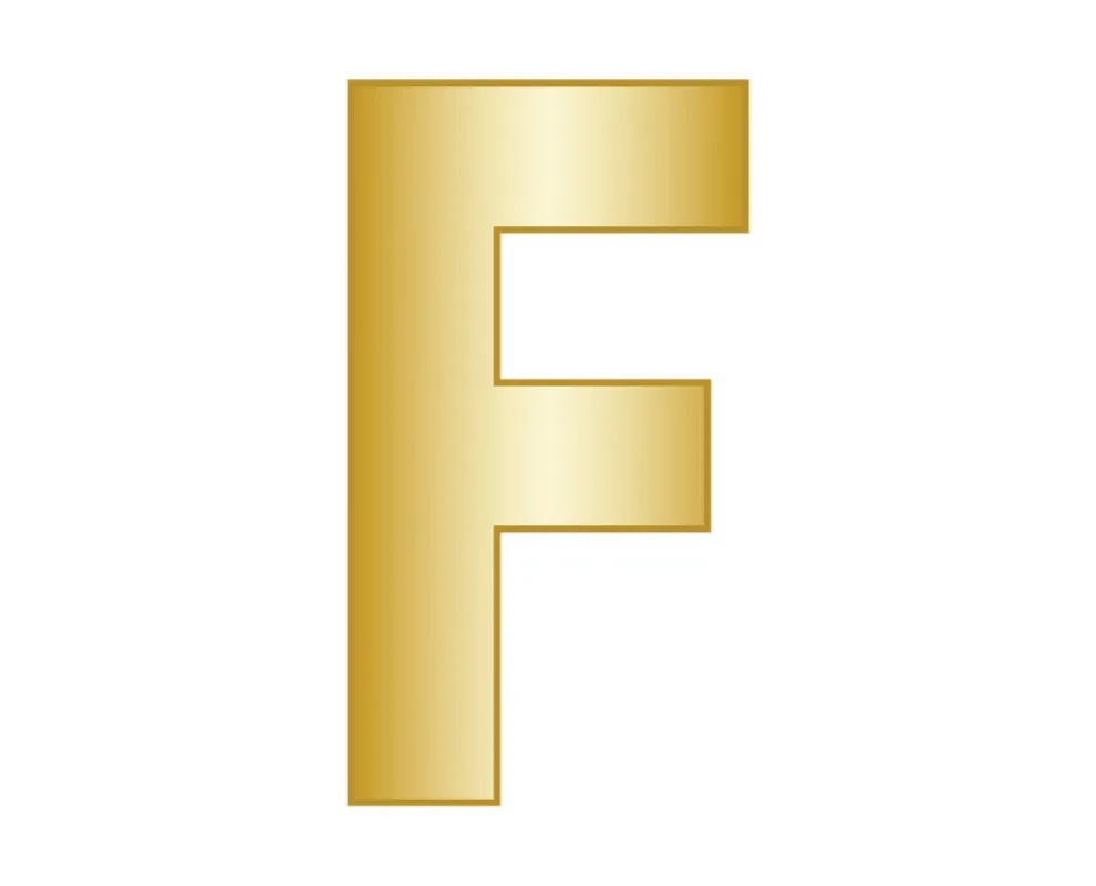 F - Gold sold by BaubleBar