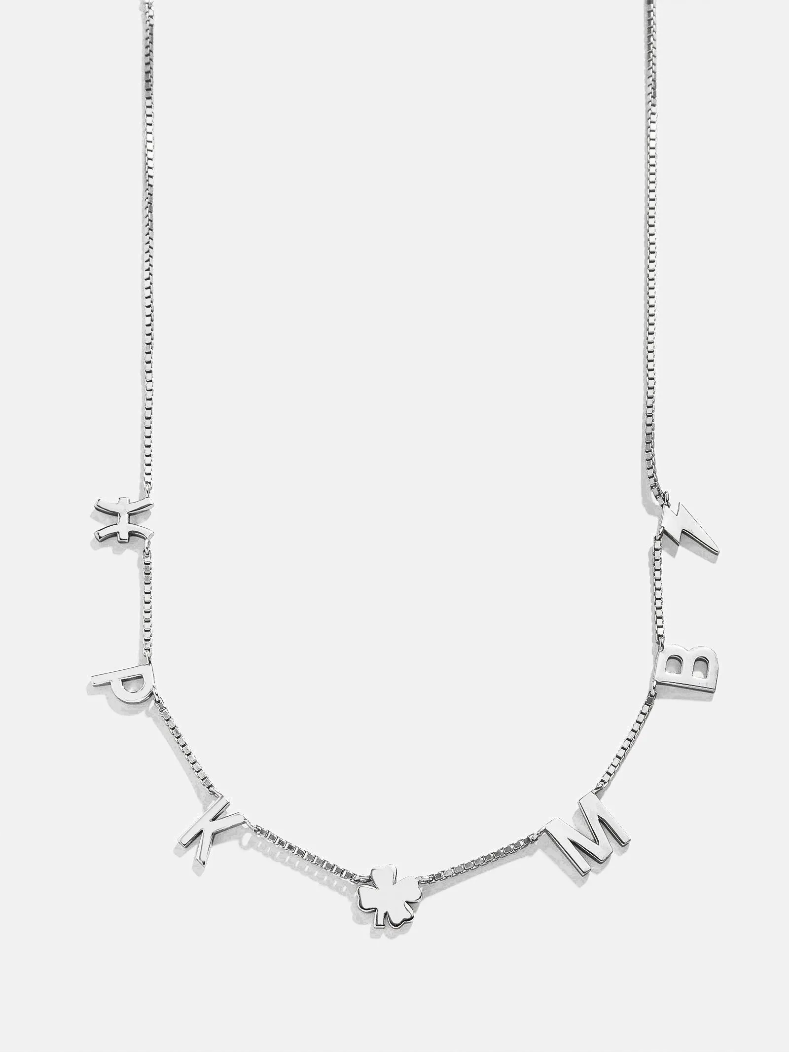 Sterling Silver Custom Icon Necklace - Sterling Silver sold by BaubleBar
