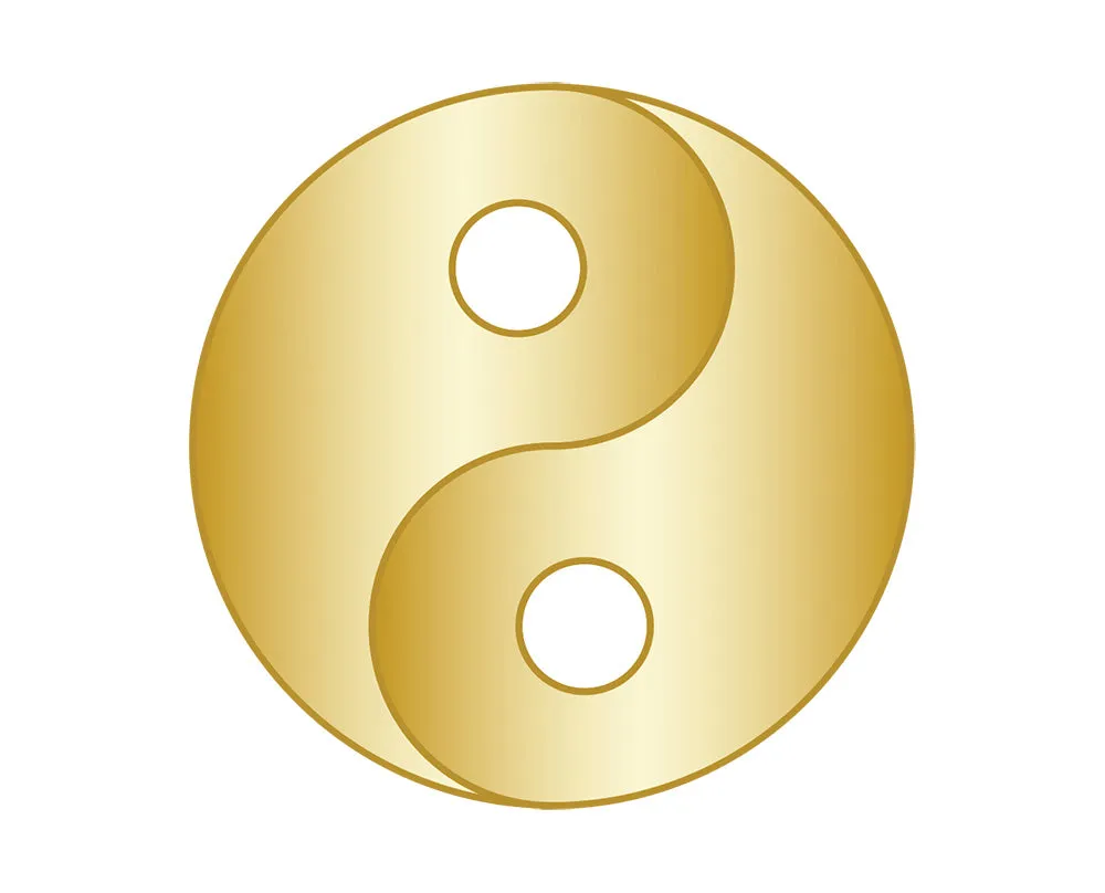 Yin Yang Icon - Gold sold by BaubleBar