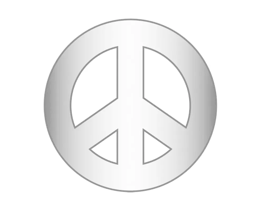 Peace Sign - Silver sold by BaubleBar