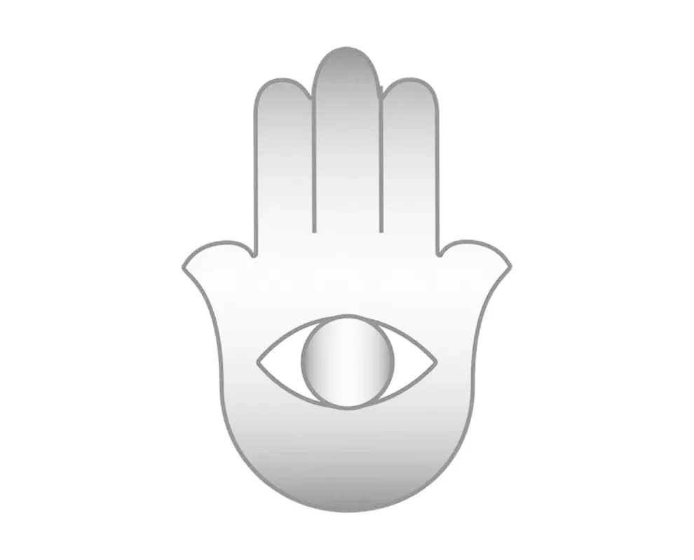 Hamsa Icon - Silver sold by BaubleBar