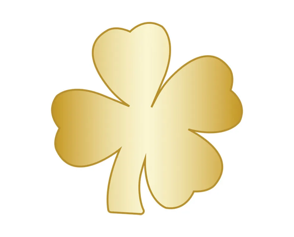 Clover Icon - Gold sold by BaubleBar
