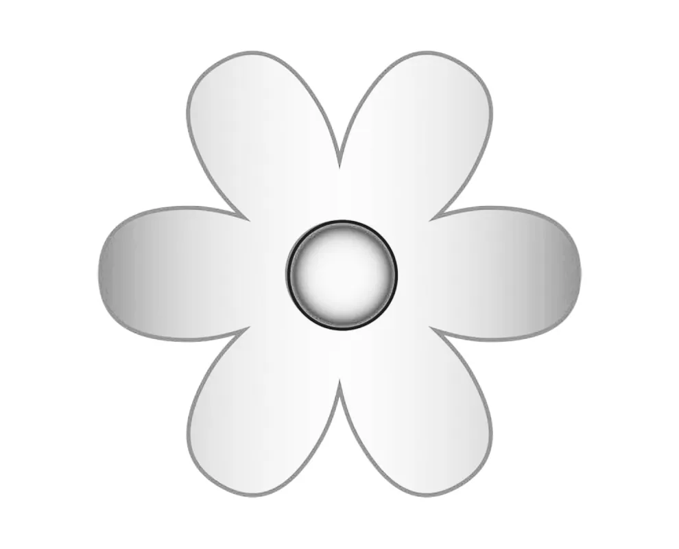 Flower Icon - Silver sold by BaubleBar