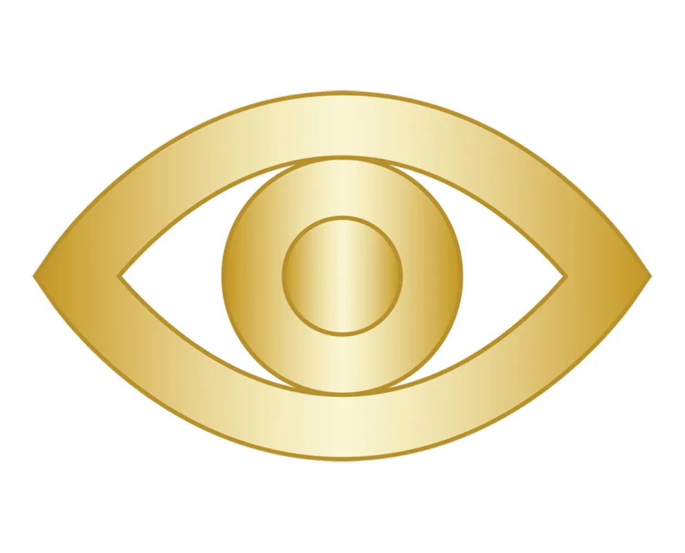 Evil Eye Icon - Gold sold by BaubleBar