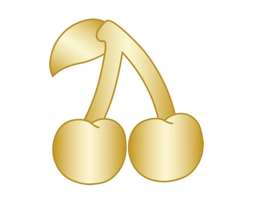 Cherry Icon - Gold sold by BaubleBar