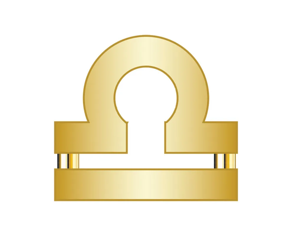 Libra Zodiac Icon - Gold sold by BaubleBar